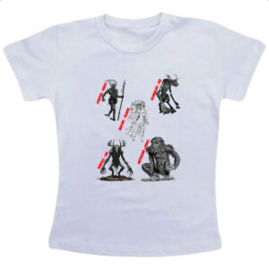 Camiseta Infanto Juvenil Gritos na floresta lendas