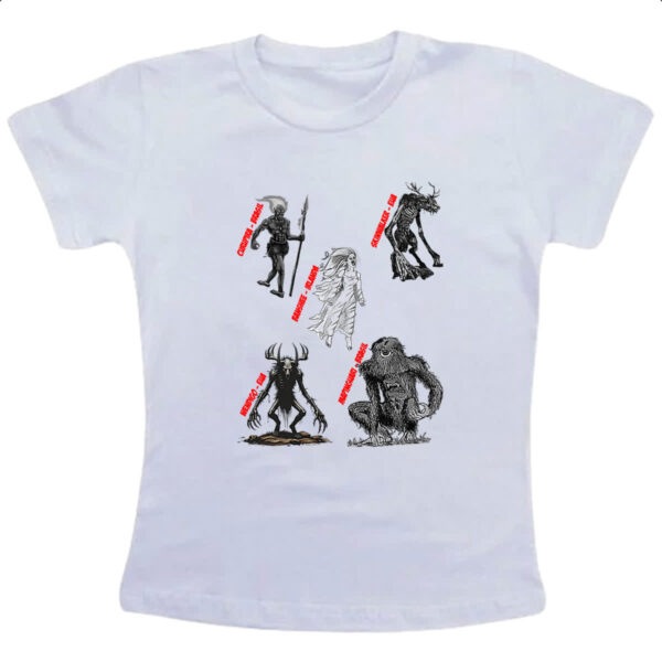 Camiseta Infanto Juvenil Gritos na floresta lendas