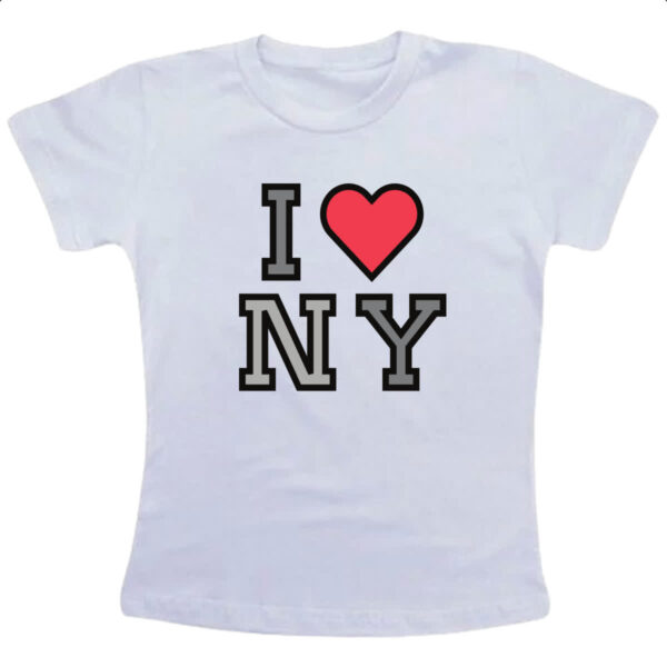 Camiseta Infanto Juvenil I Love NY