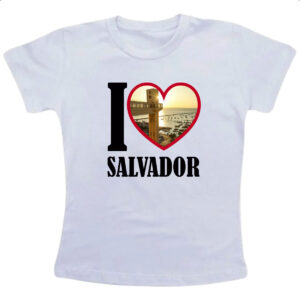 Camiseta Infanto Juvenil I love salvador