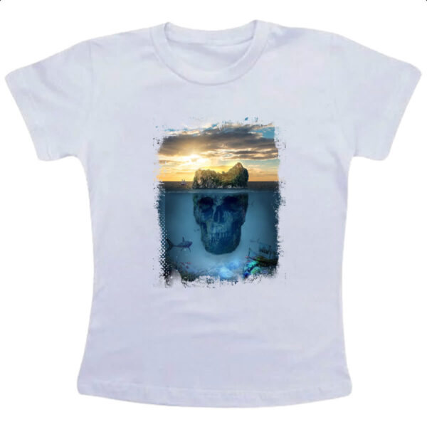 Camiseta Infanto Juvenil Ilha da caveira 3