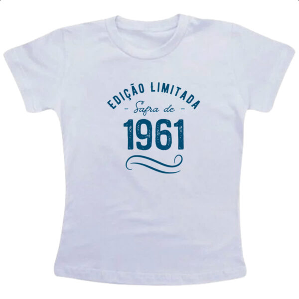 Camiseta Infanto Juvenil Ano de safra 1961