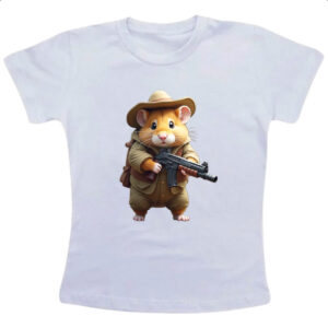 Camiseta Infanto Juvenil Indiana Hamster