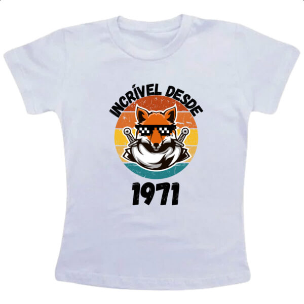 Camiseta Infanto Juvenil Incrivel desde 1971