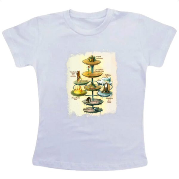 Camiseta Infanto Juvenil A Cronica de Yggdrasil