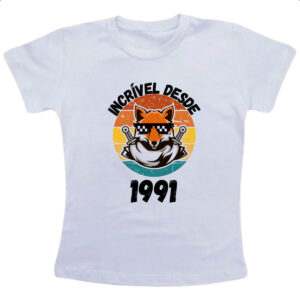 Camiseta Infanto Juvenil Incrivel desde 1991