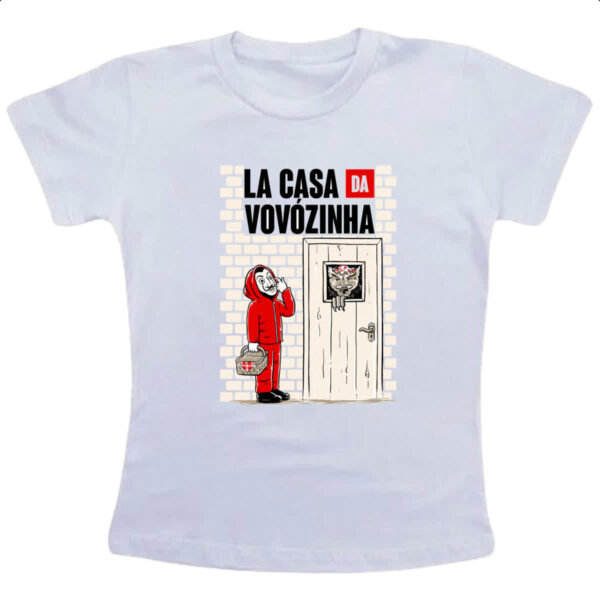 Camiseta Infanto Juvenil La casa da vovozinha