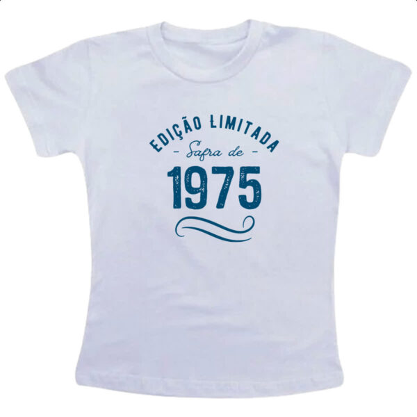 Camiseta Infanto Juvenil Ano de safra 1975