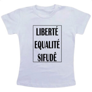 Camiseta Infanto Juvenil Liberte Qualite Sifude