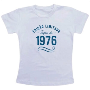 Camiseta Infanto Juvenil Ano de safra 1976