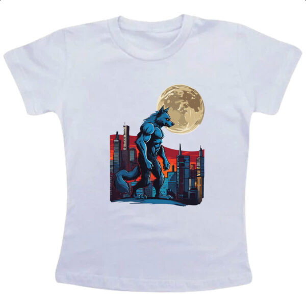 Camiseta Infanto Juvenil Lobisomen cidade ao luar