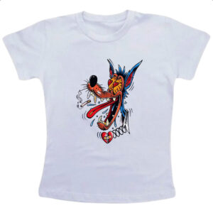 Camiseta Infanto Juvenil Lobo apaixonado