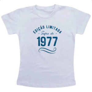 Camiseta Infanto Juvenil Ano de safra 1977
