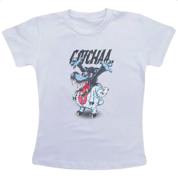 Camiseta Infanto Juvenil Lobo em pele de cordeiro
