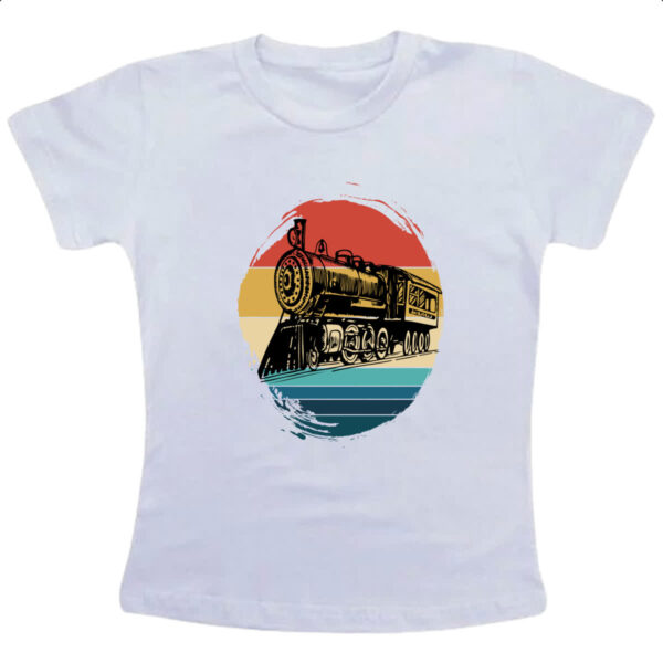 Camiseta Infanto Juvenil Locomotiva Sunset