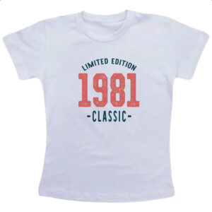Camiseta Infanto Juvenil Limited Edition Classic 1981