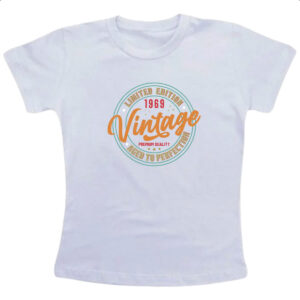 Camiseta Infanto Juvenil Limited Edition Vintage 1969