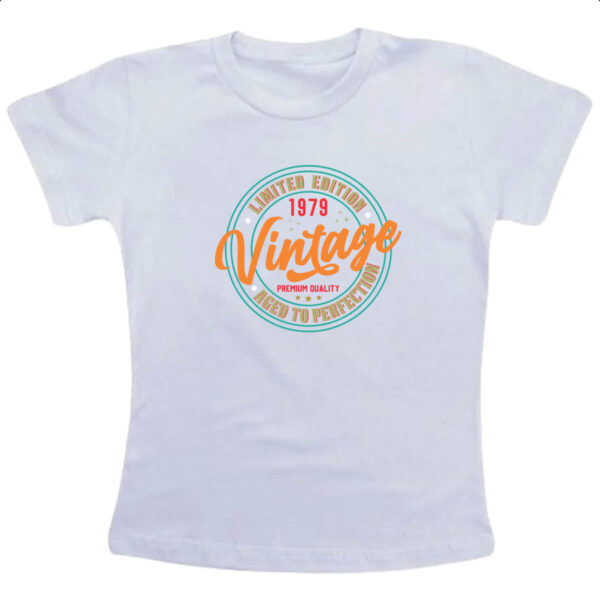 Camiseta Infanto Juvenil Limited Edition Vintage 1979