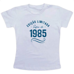 Camiseta Infanto Juvenil Ano de safra 1985