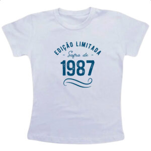 Camiseta Infanto Juvenil Ano de safra 1987