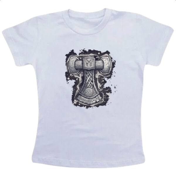 Camiseta Infanto Juvenil Martelo mitologico do Thor