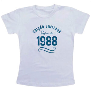 Camiseta Infanto Juvenil Ano de safra 1988
