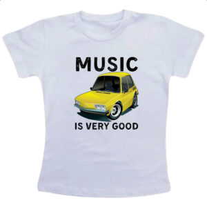 Camiseta Infanto Juvenil Music is very good