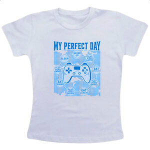 Camiseta Infanto Juvenil My perfect day games
