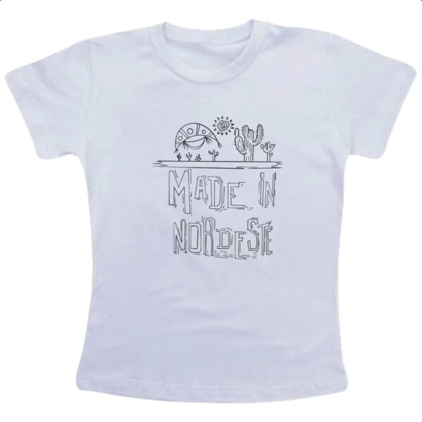Camiseta Infanto Juvenil Made in nordeste