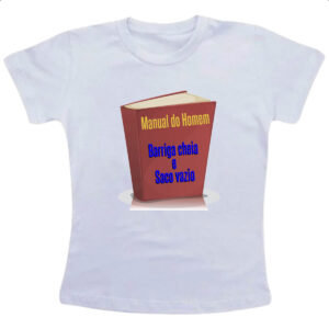 Camiseta Infanto Juvenil Manual do homem