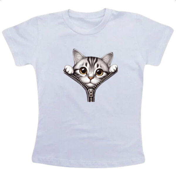 Camiseta Infanto Juvenil Manx no ziper