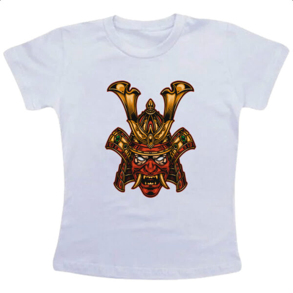 Camiseta Infanto Juvenil Mascara Rubra de Samurai