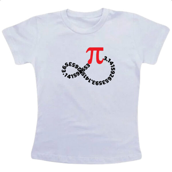 Camiseta Infanto Juvenil Matematica PI Infinito