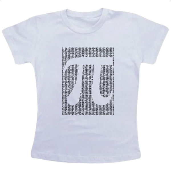 Camiseta Infanto Juvenil Matematica PI dizima periodica