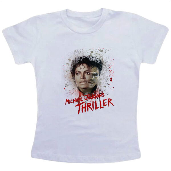Camiseta Infanto Juvenil Michael Jackson Thriller 01