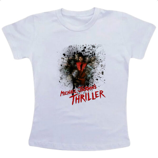 Camiseta Infanto Juvenil Michael Jackson Thriller 02