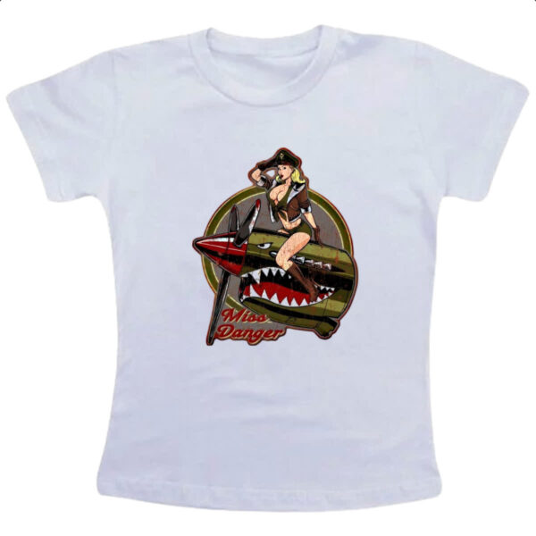 Camiseta Infanto Juvenil Miss Danger Vintage