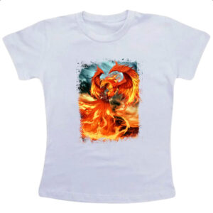 Camiseta Infanto Juvenil Mitologia Fenix 01