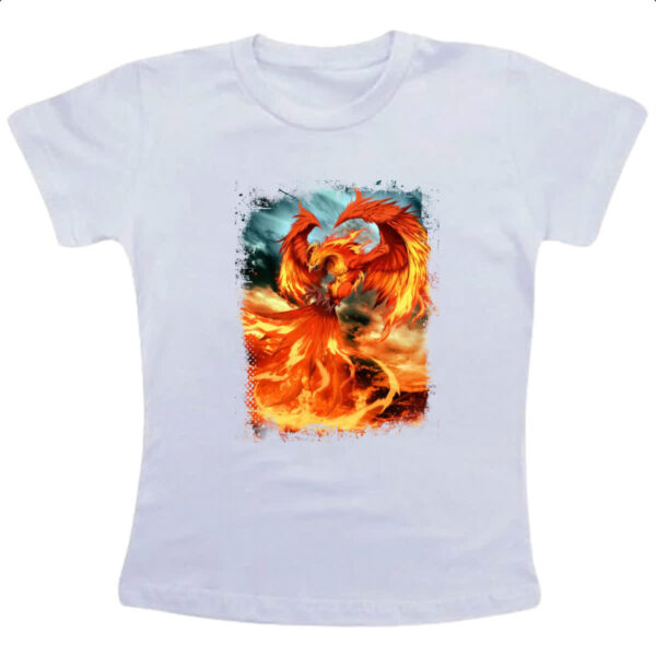 Camiseta Infanto Juvenil Mitologia Fenix 01