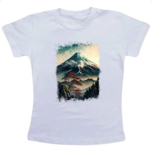 Camiseta Infanto Juvenil Montanha Fugi Japao 3