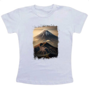 Camiseta Infanto Juvenil Montanha Fugi Japao 6