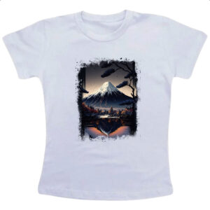 Camiseta Infanto Juvenil Montanha Fugi Japao 7