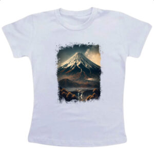 Camiseta Infanto Juvenil Montanha Fugi Japao 8