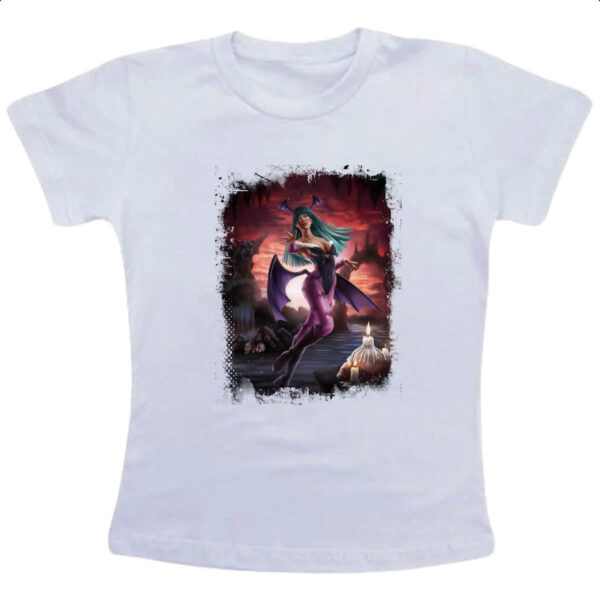 Camiseta Infanto Juvenil Morrigan Aenland