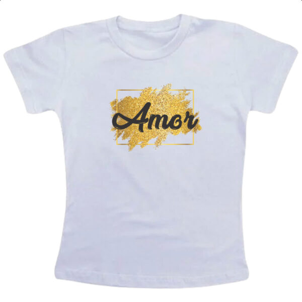 Camiseta Infanto Juvenil Ano novo amor