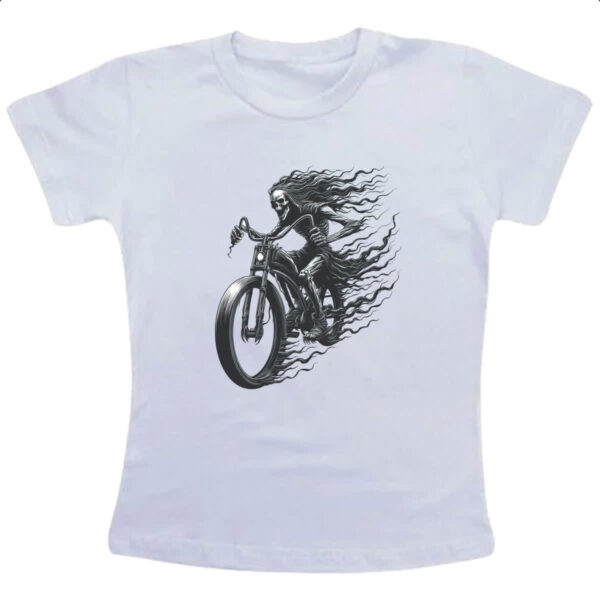 Camiseta Infanto Juvenil Morte motociclista