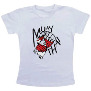 Camiseta Infanto Juvenil Muay Thai bandagem