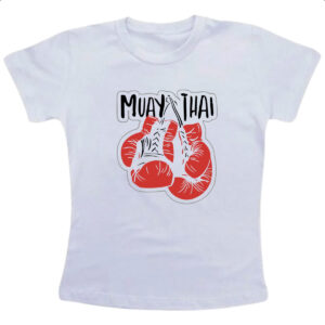 Camiseta Infanto Juvenil Muay Thai luvas