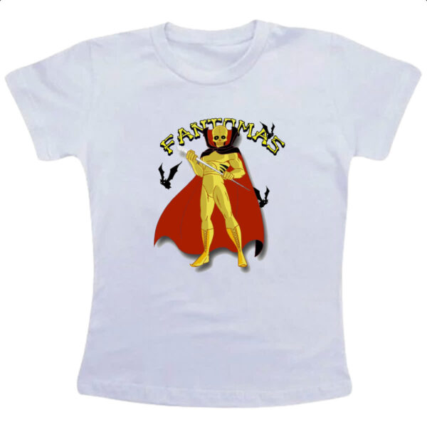 Camiseta Infanto Juvenil Nostalgia Fantomas