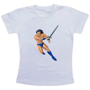 Camiseta Infanto Juvenil Nostalgia Golden Axe Ax Battler